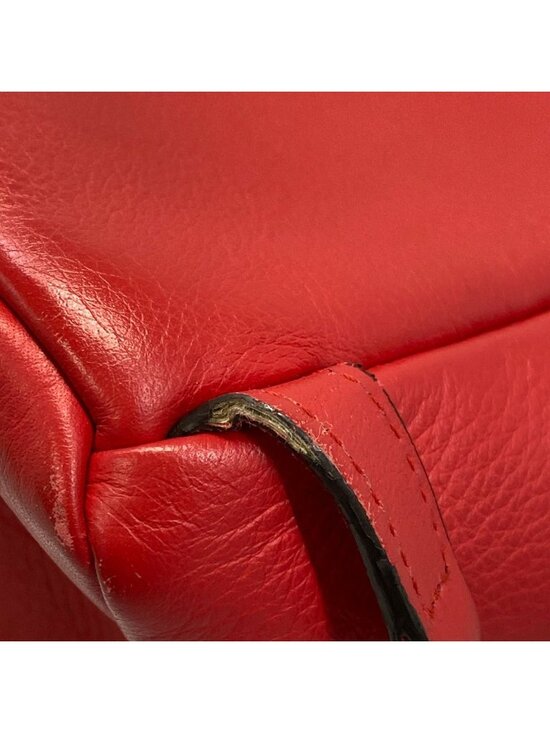Fendi Sac Mini Backpack Red Studs Leather main image 15